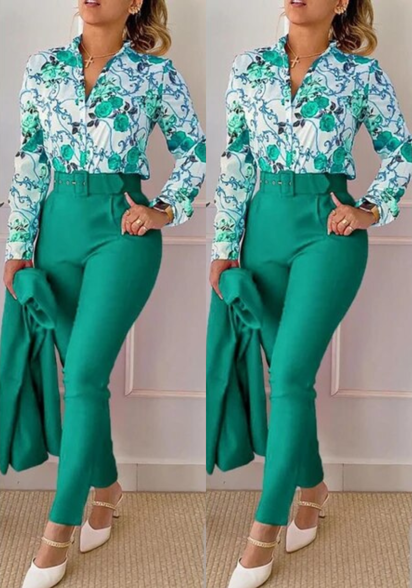 Vrouwelijke 2-delig Outfit Elegant Kort