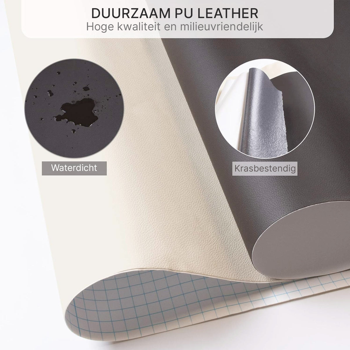 Zelfklevende pu leren reparatie patch voor meubels, bank, stoel en autostoel met sterke hechting