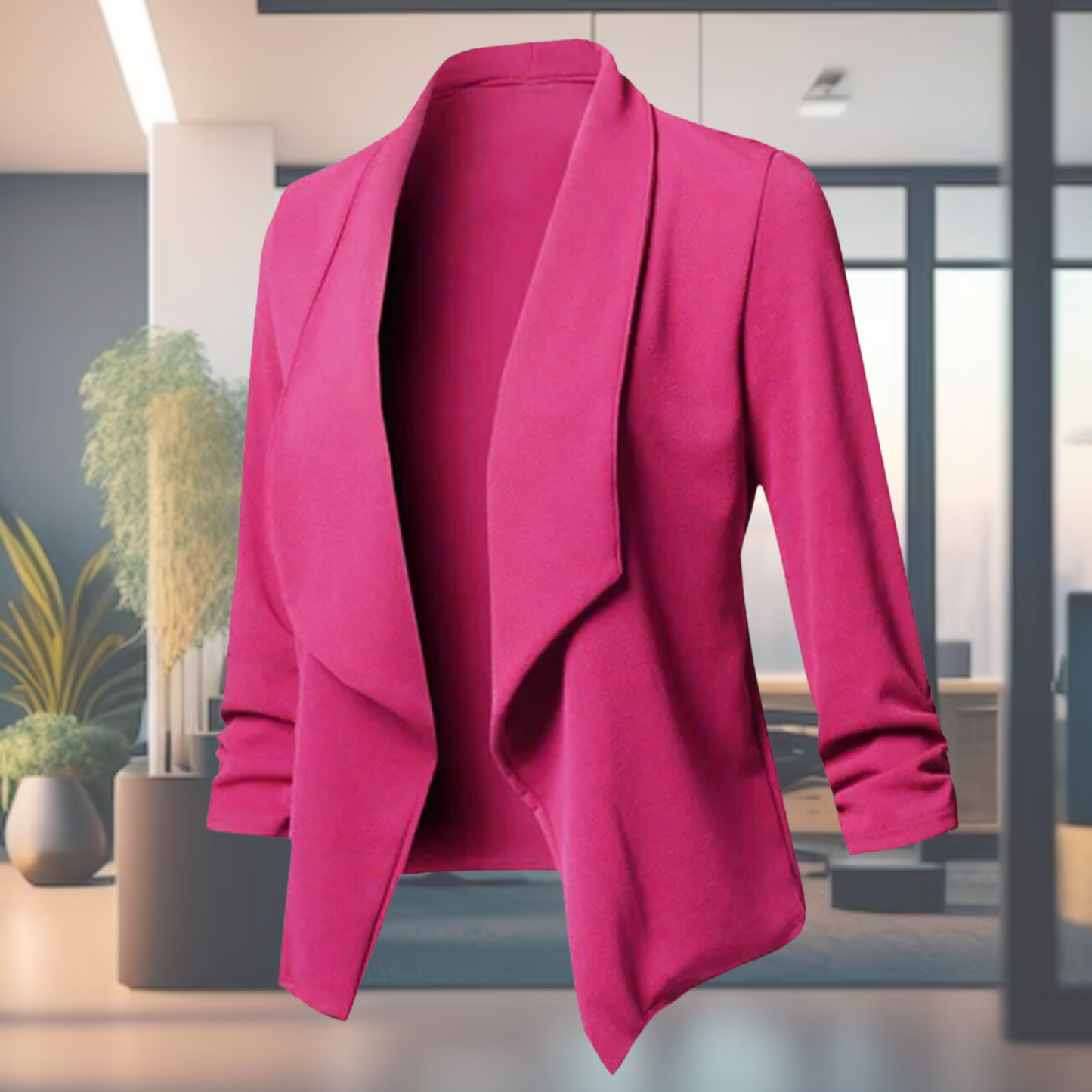 Damesblazer Lange Mouwen Lichtgewicht Elegant