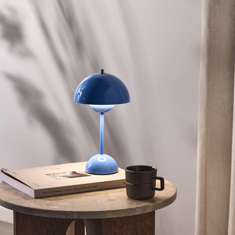 Designer Bloem Tafellamp Metaal met Dimfunctie Scandinavisch Stijl