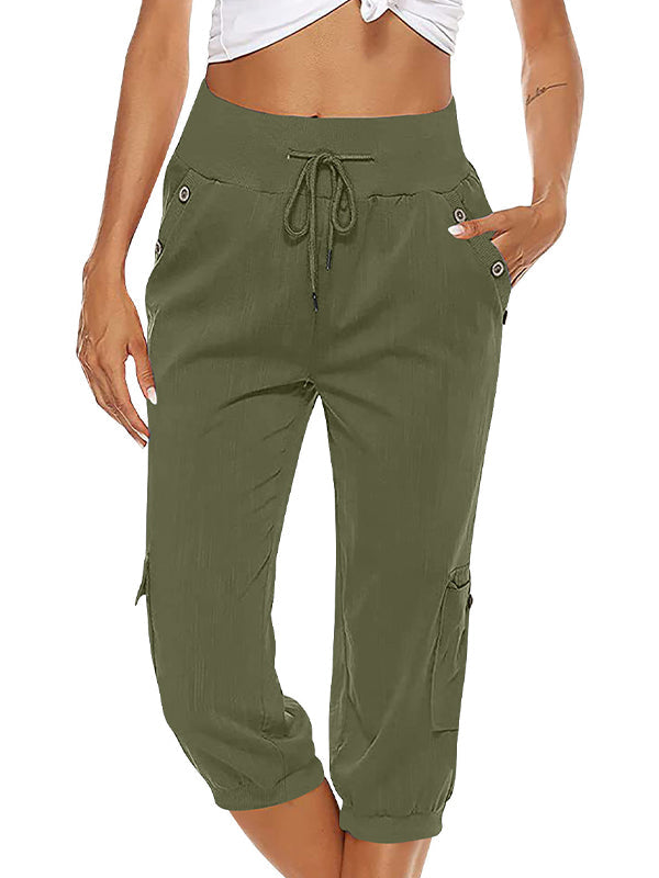 Dames Joggingbroek Elastisch met Zakken Sportief Comfortabel