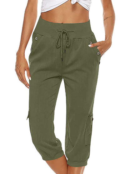 Dames Joggingbroek Elastisch met Zakken Sportief Comfortabel