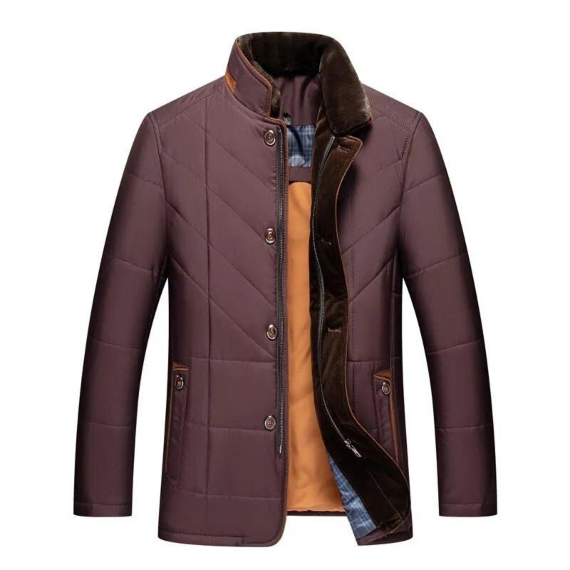 Marzio | Warme Gevoerde Jas Elegant Design