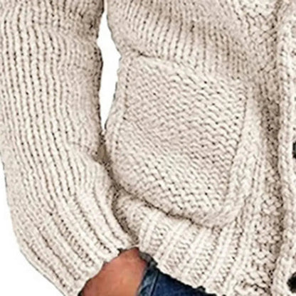 Mannen Vest Gebreid Klassiek Model met Knopen - StudioMarella