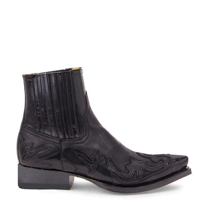 Leren Enkellaarsjes Dames Western Stijl