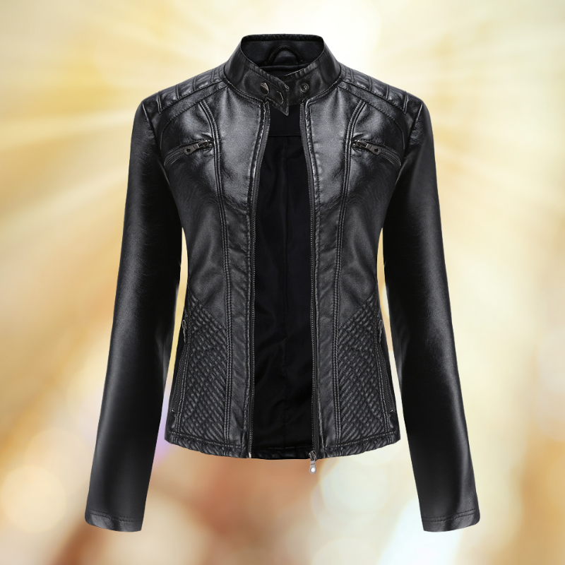 Dames Leren Jas Comfortabel en Stijlvol