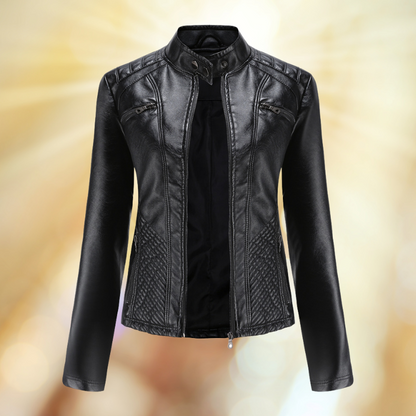 Dames Leren Jas Comfortabel en Stijlvol