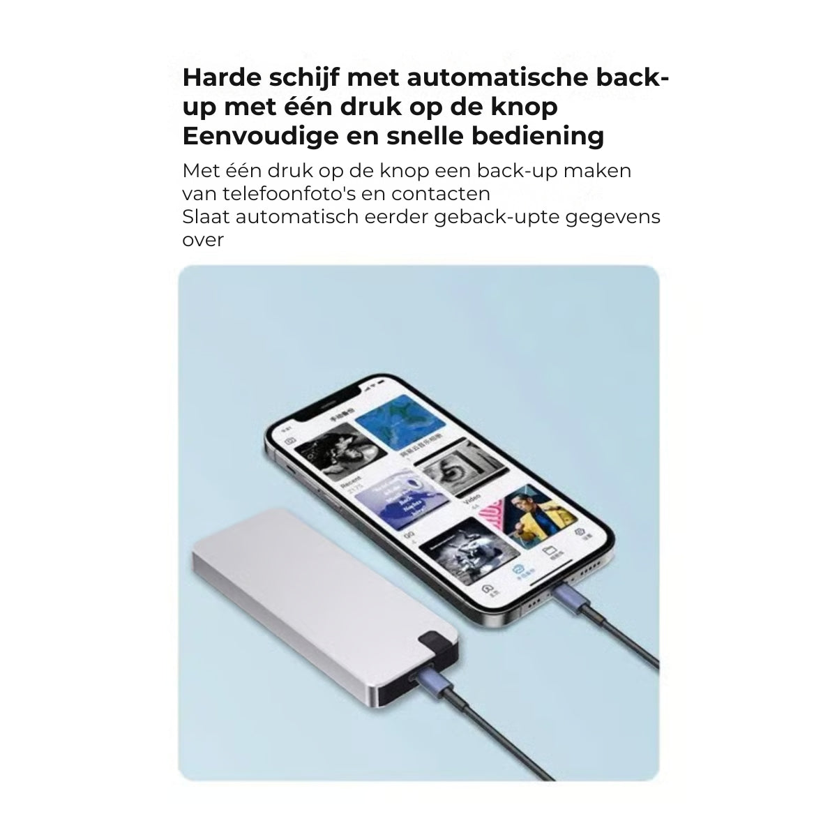 500GB USB Stick Externe Opslag Hoge Snelheid USB 3.0 Voor iPhone Android PC Mac Laptop Met Opvouwbaar Ontwerp En Compacte Draagbare Behuizing