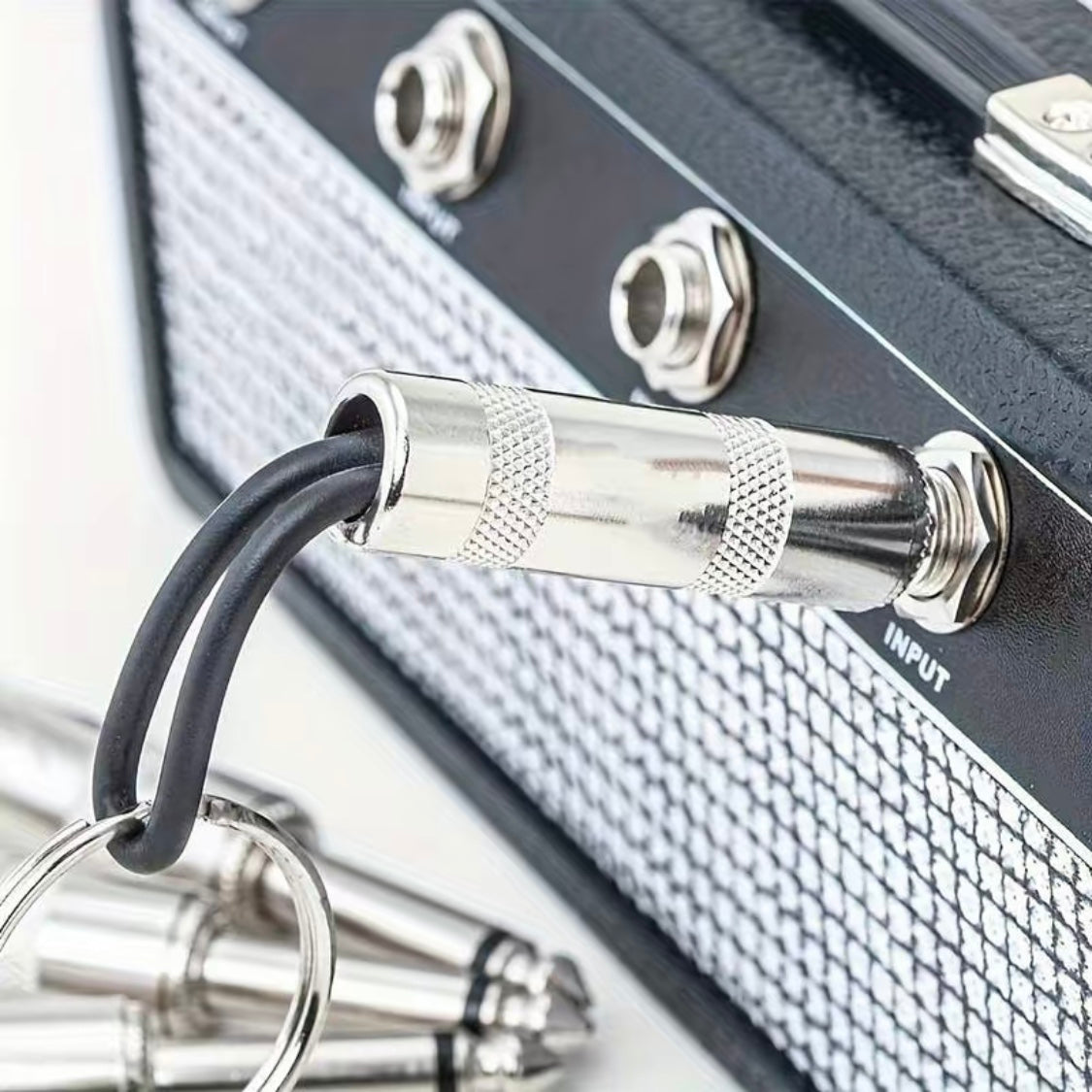 Decoratieve Sleutelhanger met Muziekversterker Design – Creatief Wandhaakje voor Sleutels