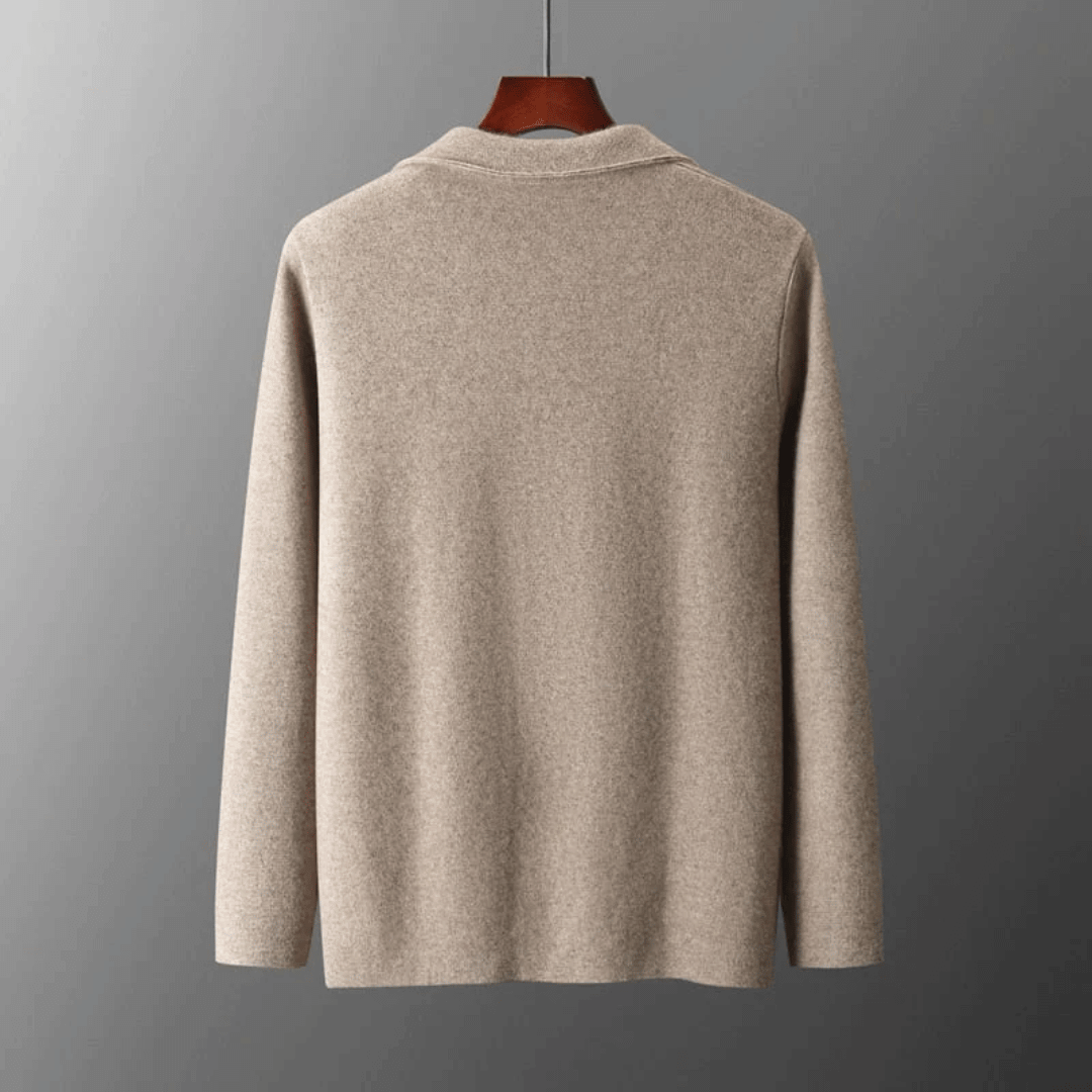 Dames Wollen Mantel Warm met Zak voor Herfst en Winter