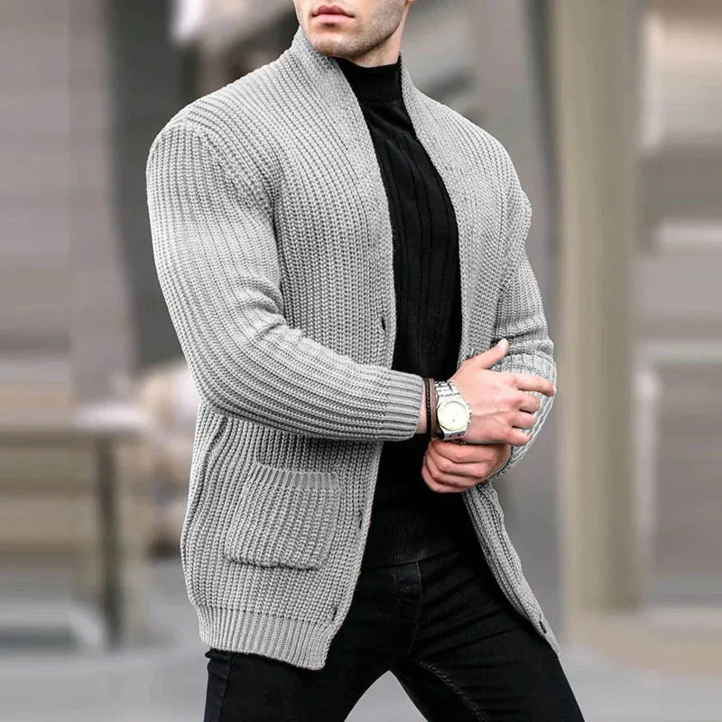 Gebreide Vest Heren Modern Streetwear Stijl