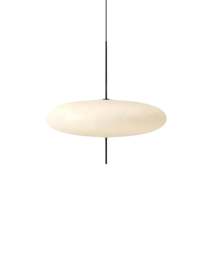 Moderne Hanglamp Met Zwevend Design In Acryl En Metaal Met Warme Diffuse Verlichting