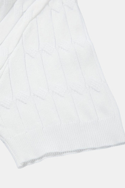Witte Heren Poloshirt Klassiek en Stijlvol