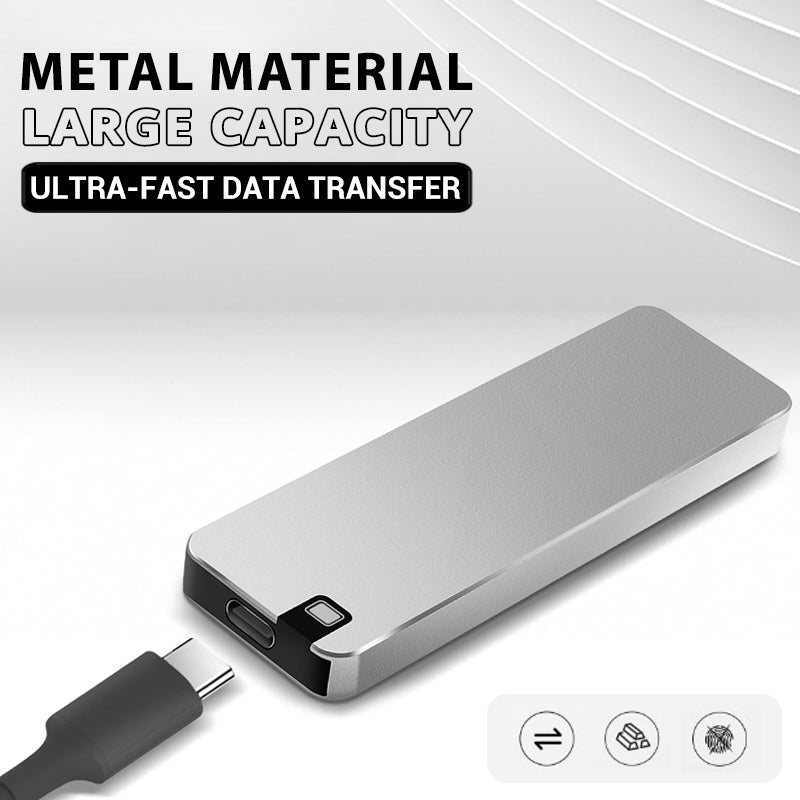 Externe SSD Schijf Draagbaar met Aluminium Behuizing Grijs Rood Blauw 1TB 2TB 4TB 8TB Snelle USB 3.2 Gegevensopslag Veilige Data Back-up Zakformaat Externe Harde Schijf Reisbestendig