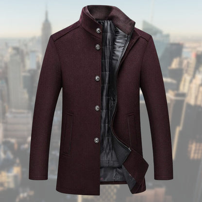 Leren Jas met Vest Luxe Design voor Mannen