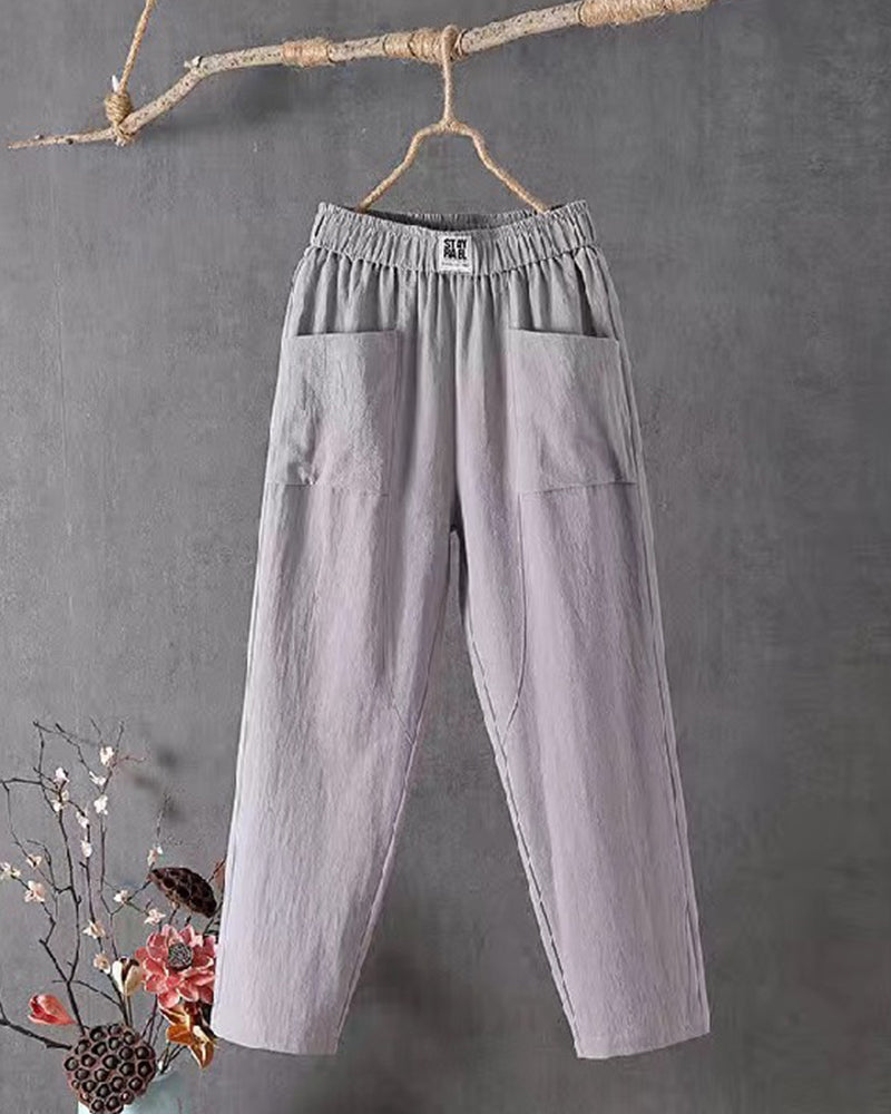 Damesbroek Zomerse Losse Broek Casual Stijl