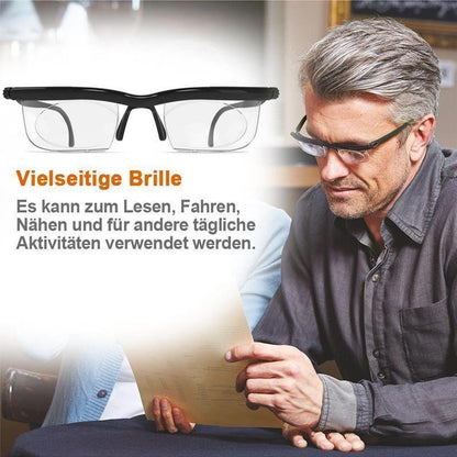 Instelbare Leesbril Unisex met Verstelbare Focus en Zoomfunctie