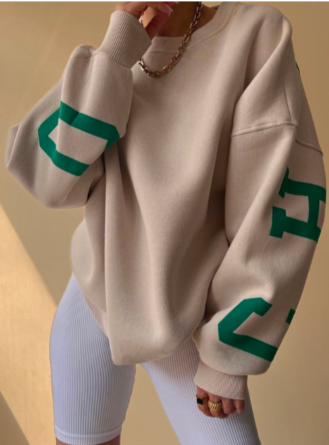 Vrouwelijke Oversized Trui Losse Pasvorm