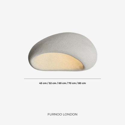 Plafondlamp Wabi Sabi Geïnspireerd – Metalen Lamp met Warme Verlichting – Voor Woonkamer Slaapkamer Eetkamer