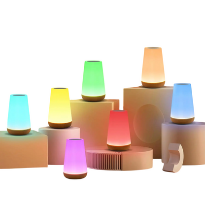 RGB-Nachtlampje met Afstandsbediening 13 Kleuren 5 Helderheidsniveaus Sfeerverlichting voor Slaapkamer