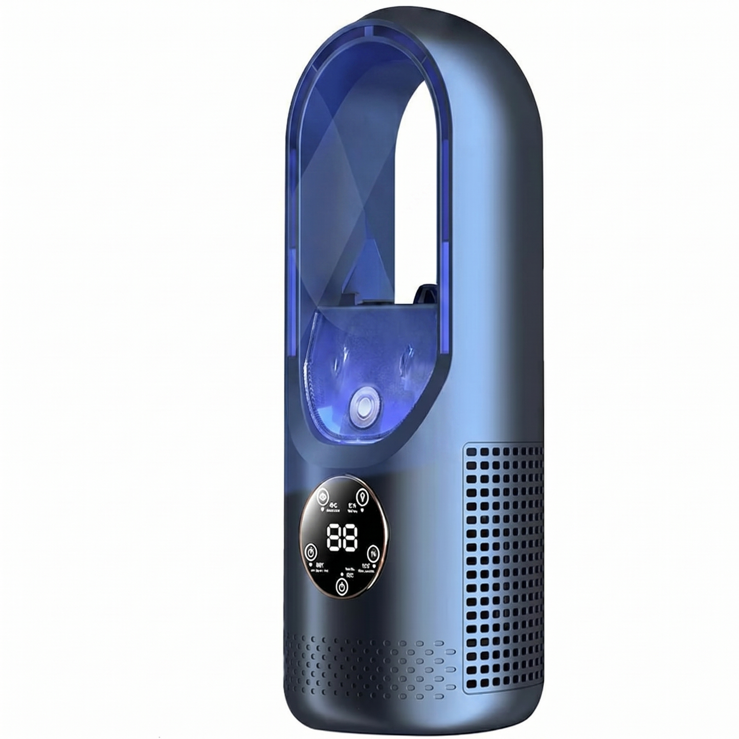Draagbare Stil Aircooler zonder Bladeren USB – Compacte Tafelventilator voor Thuis & Kantoor – 6 Snelheden – Watertank 100ml