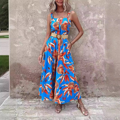 Dames Jumpsuit Lange Mouw Elegante Avondjurk