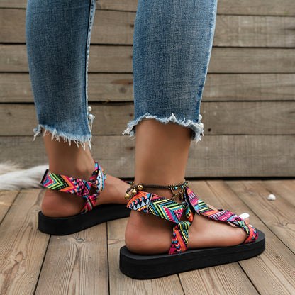 Vrouwen Sandalen Platte Zool Zomer Schoenen