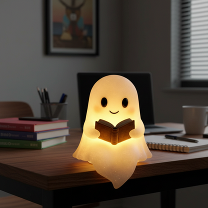 Spookjes Nachtlampje Handgemaakt Keramiek Warm Wit LED Sfeerverlichting Slaapkamer Cadeau