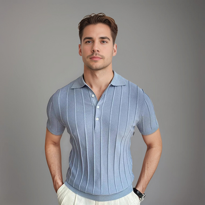 Heren Polo Shirt Slim Fit Klassiek Design