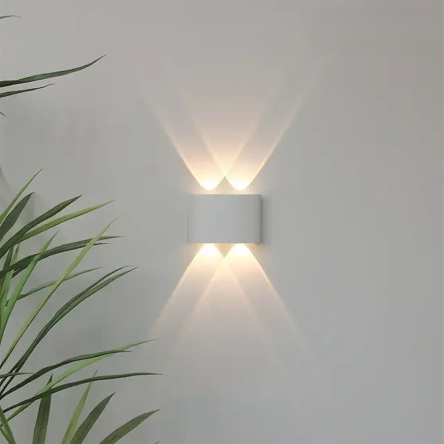 LED Wandlamp IP65 Binnen Buiten Gevellamp Patio Gang Up Down Light Zwart Wit