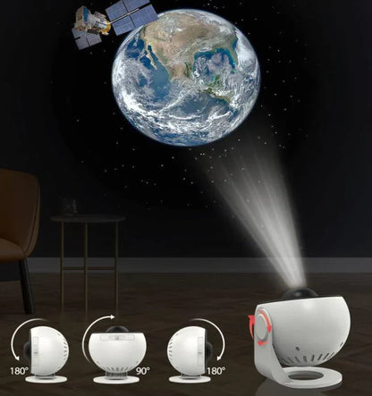 Galaxyprojectie Sterrenhemel Projector met Verwisselbare Schijven – Ruimtevisualisatie voor Kinderen en Volwassenen