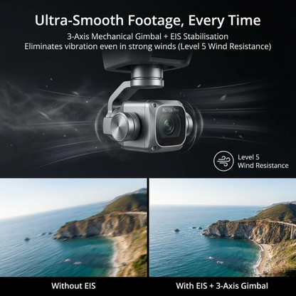 Professionele Camera Drone met 8K Dual Camera en GPS-stabilisatie – Borstelloze Motoren