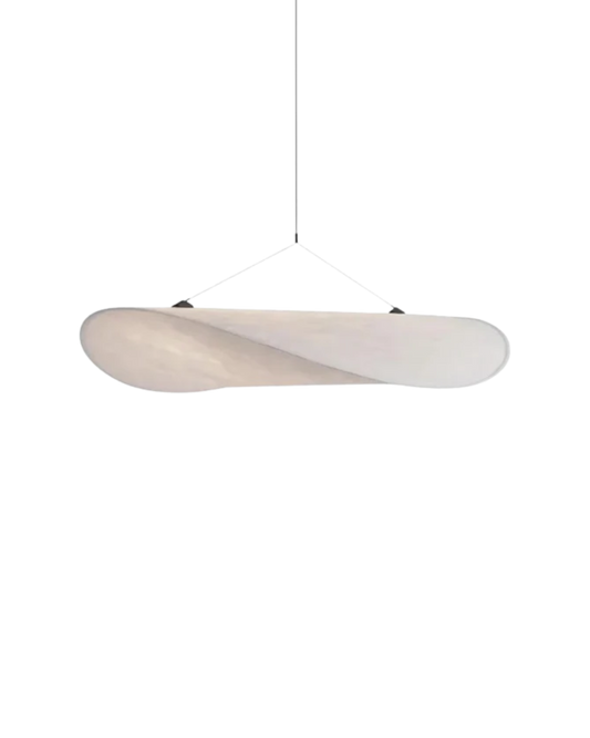 Sansoti - Japandi Hanglamp Wit voor Slaapkamer en Woonkamer – Moderne Sfeerverlichting E27