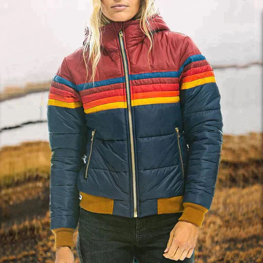 Retro Vrouwelijke Jasje Kleurrijk en Stijlvol - StudioMarella