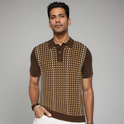 Witte Heren Polo Shirt Klassiek Frederico Stijl