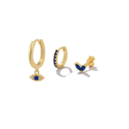 Oorbellen Set voor Vrouw Zilverkleurig Elegant