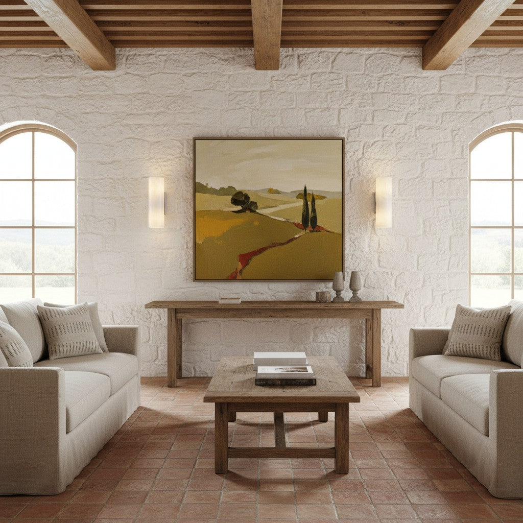 Wandlamp Badkamer Boven Spiegel 33 cm Albast of Geribbeld Glas Messing Brons Nikkel