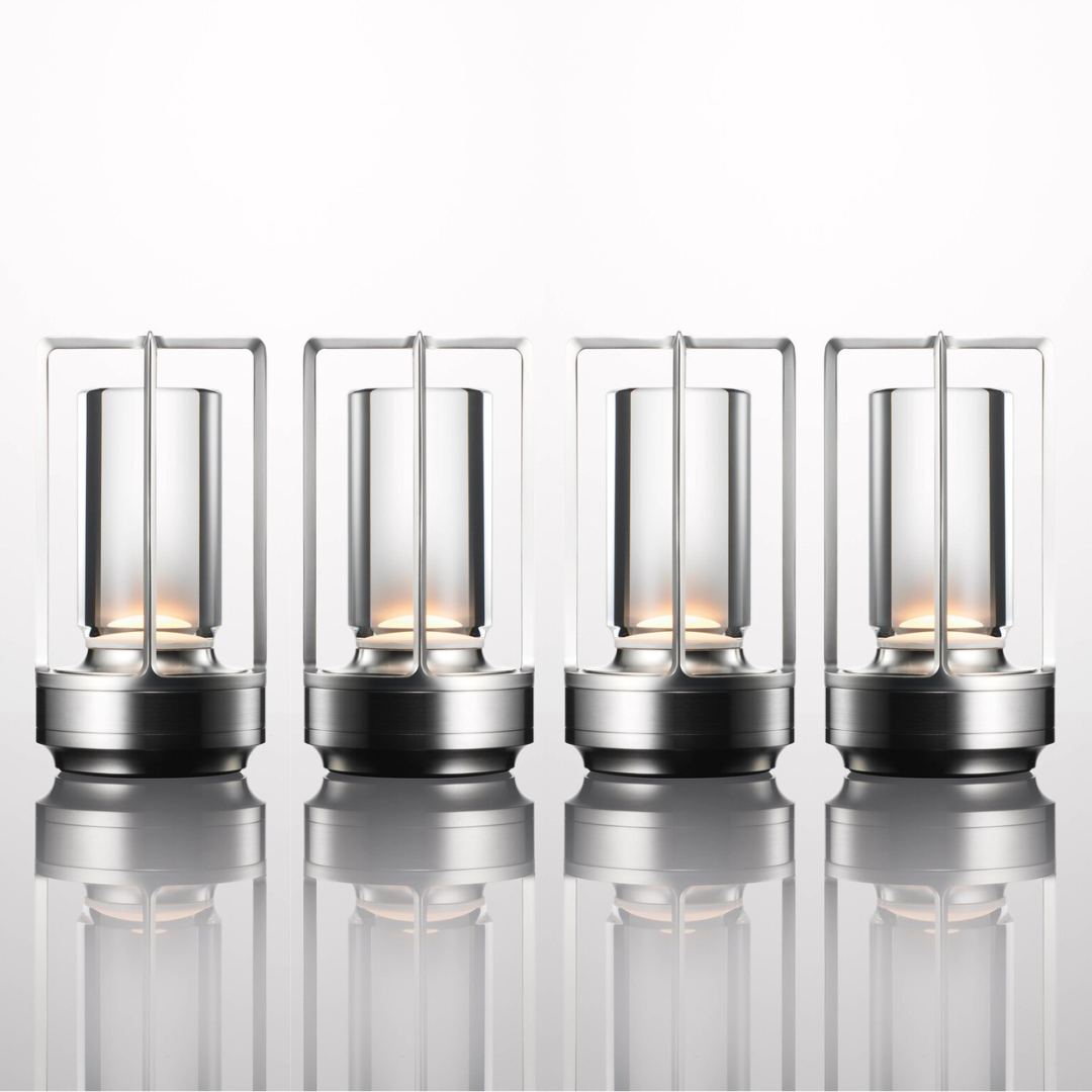 Oplaadbare Tafellamp met Touch-bediening en USB-poort - Scandinavische Stijl