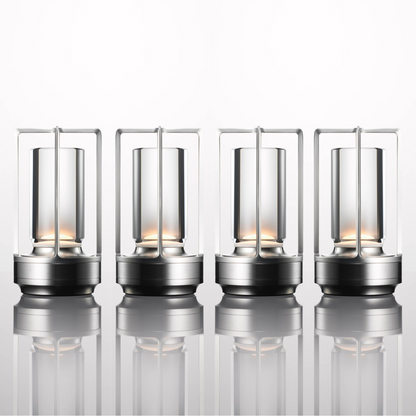 Oplaadbare Tafellamp met Touch-bediening en USB-poort - Scandinavische Stijl