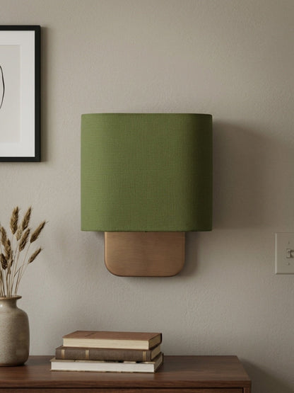 Stoffen Wandlamp met Metalen Fitting voor Leeslicht Slaapkamer