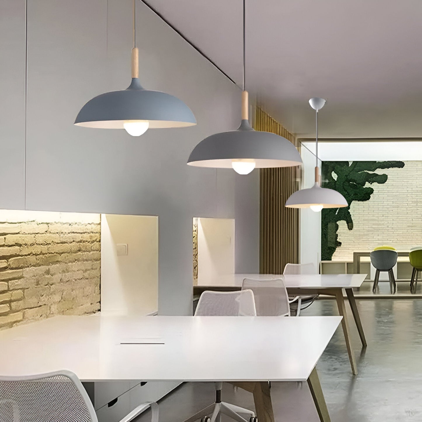 Hanglamp Hout IJzer Scandinavisch Japandi Rond E27 Ø35 Ø60 Eetkamer Keuken