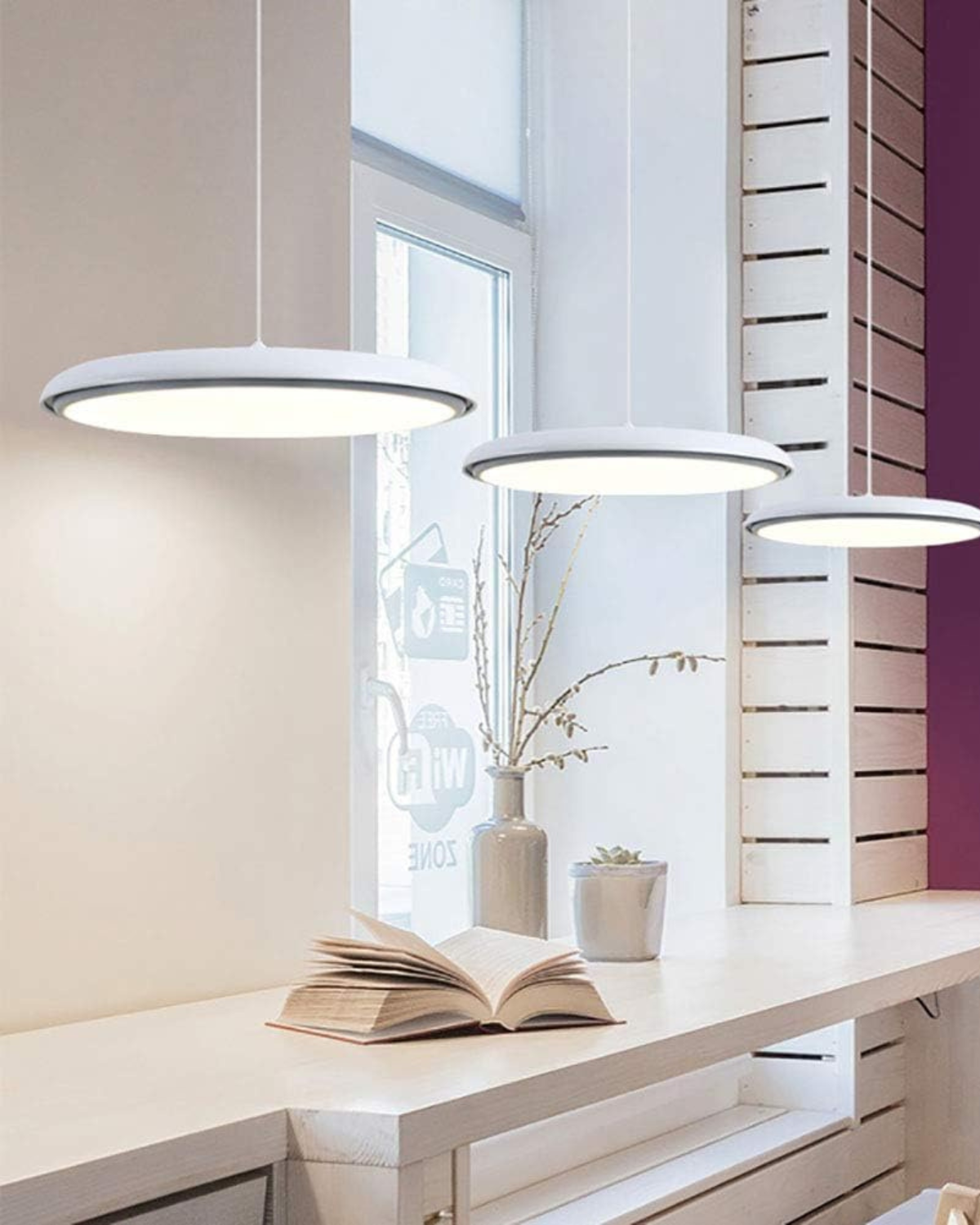 Ronde Hanglamp met Zachte Lichtverspreiding Zwart Grijs Groen Roze Wit Oranje ø25cm ø40cm Modern Scandinavisch Design voor Eetkamer Woonkamer Werkplek