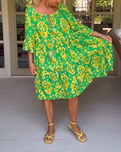 Modeme Jurk met Leuke Print