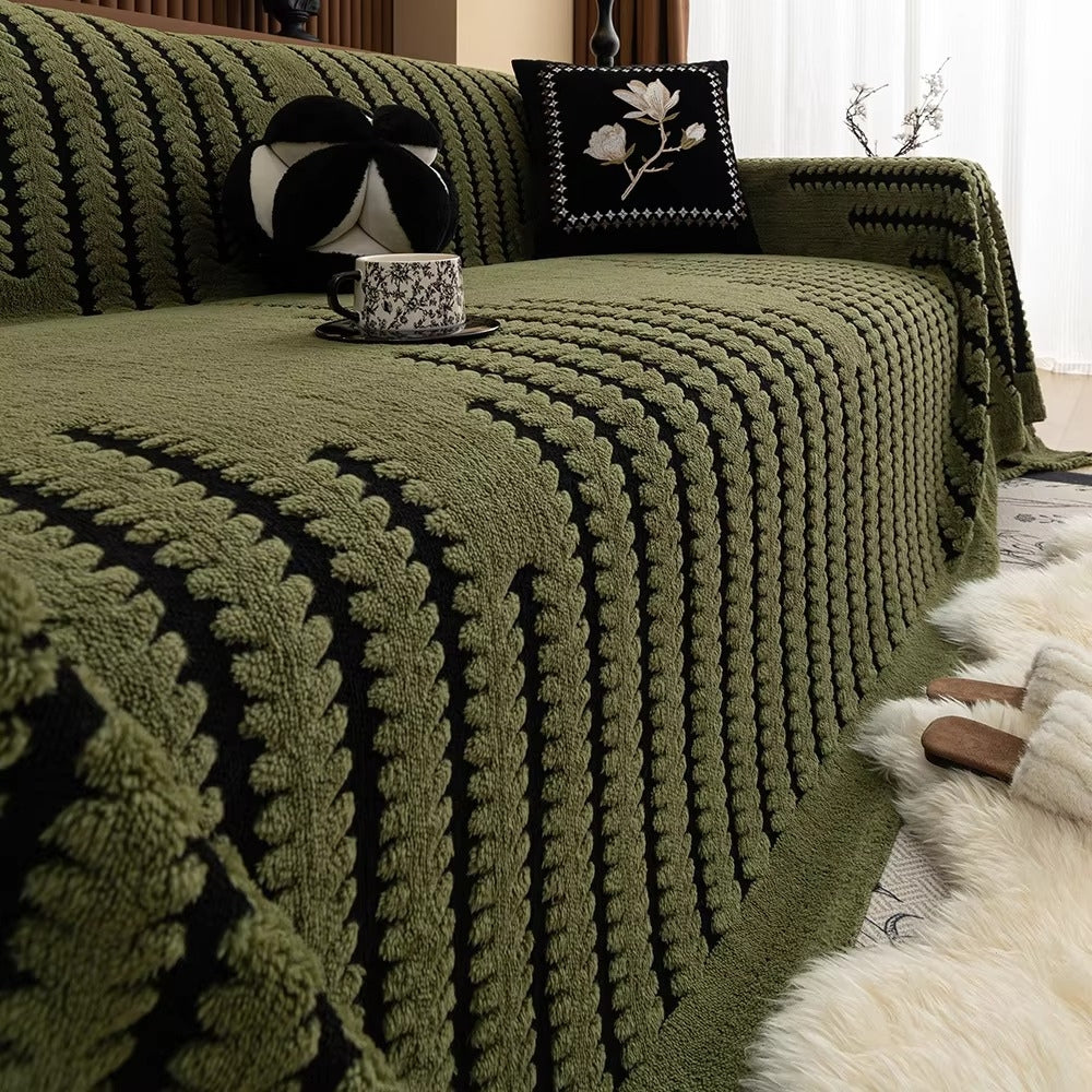 Sofahoes microvezel antislip beige bankhoes woonkamer bescherming hoes bank plaid hoes sofa