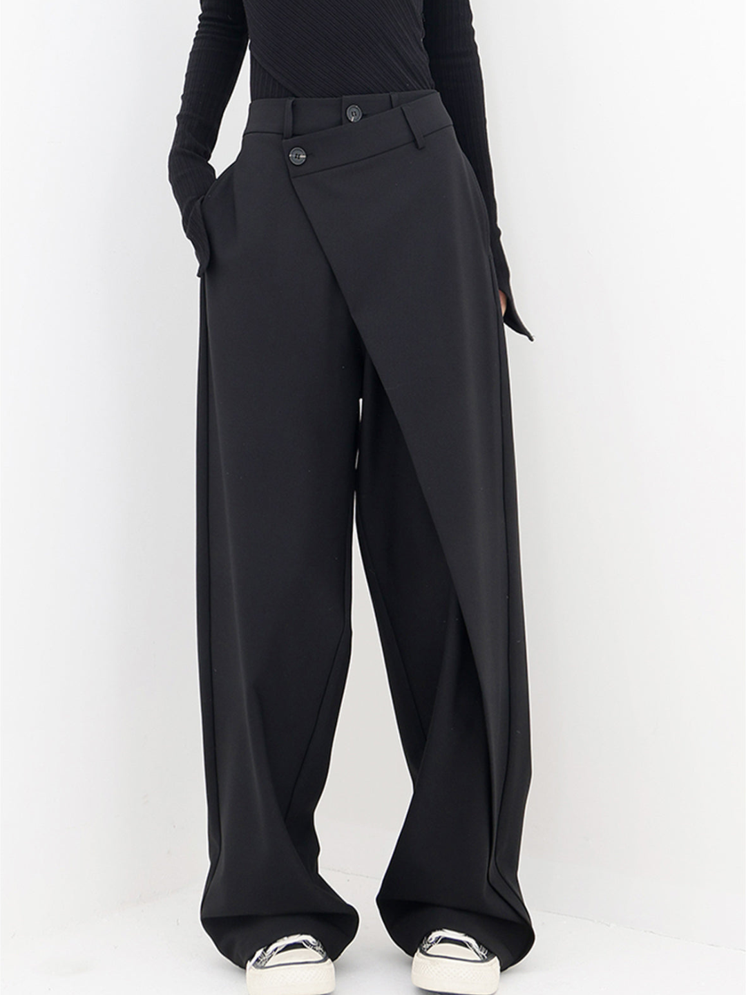Elegante Wijdvallende Broek voor Vrouw