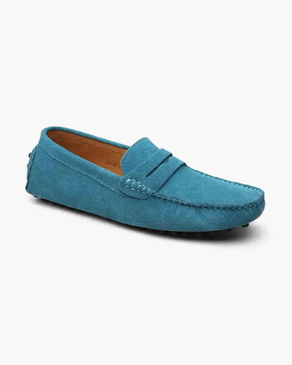 Leer Mokassin Heren Schoen Comfortabel Suède Slip On