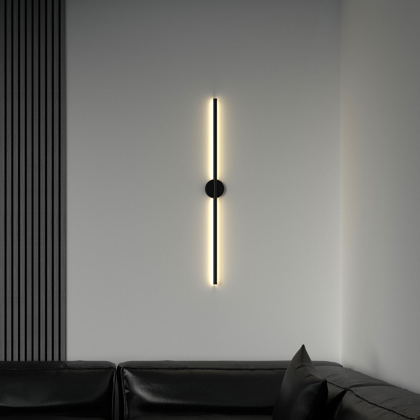 Moderne Minimalistische Ronde Wandlamp Met Geïntegreerde LED Verlichting