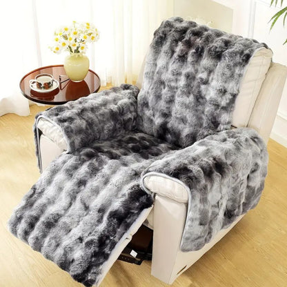 Fluwelen Relax Fauteuil Hoes met Antislip | Luxe Textuur & Perfecte Pasvorm voor Bescherming