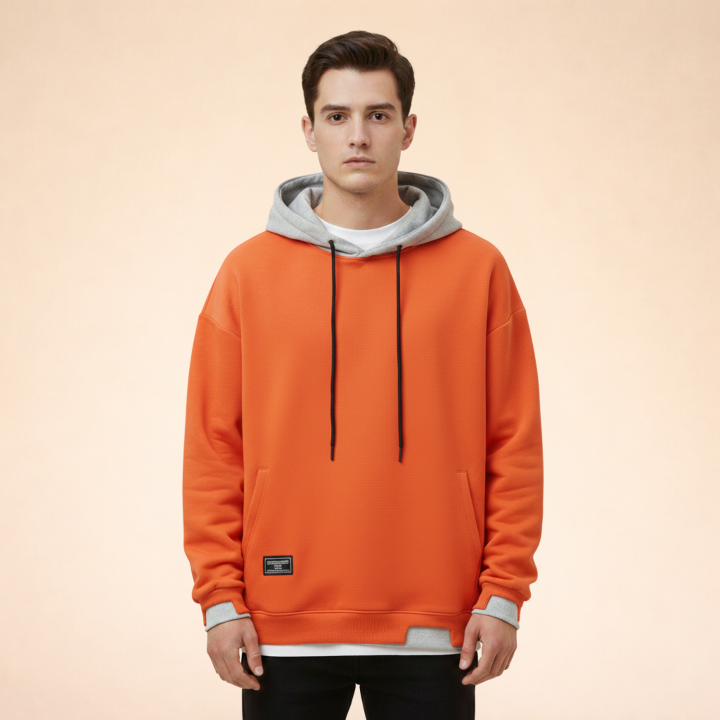 Hoodie Mannen Klassiek Comfortabel Casual