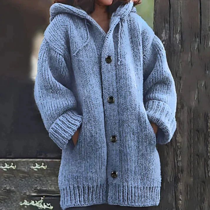 Waterdichte Parka Jas met Capuchon Lange Leren Look